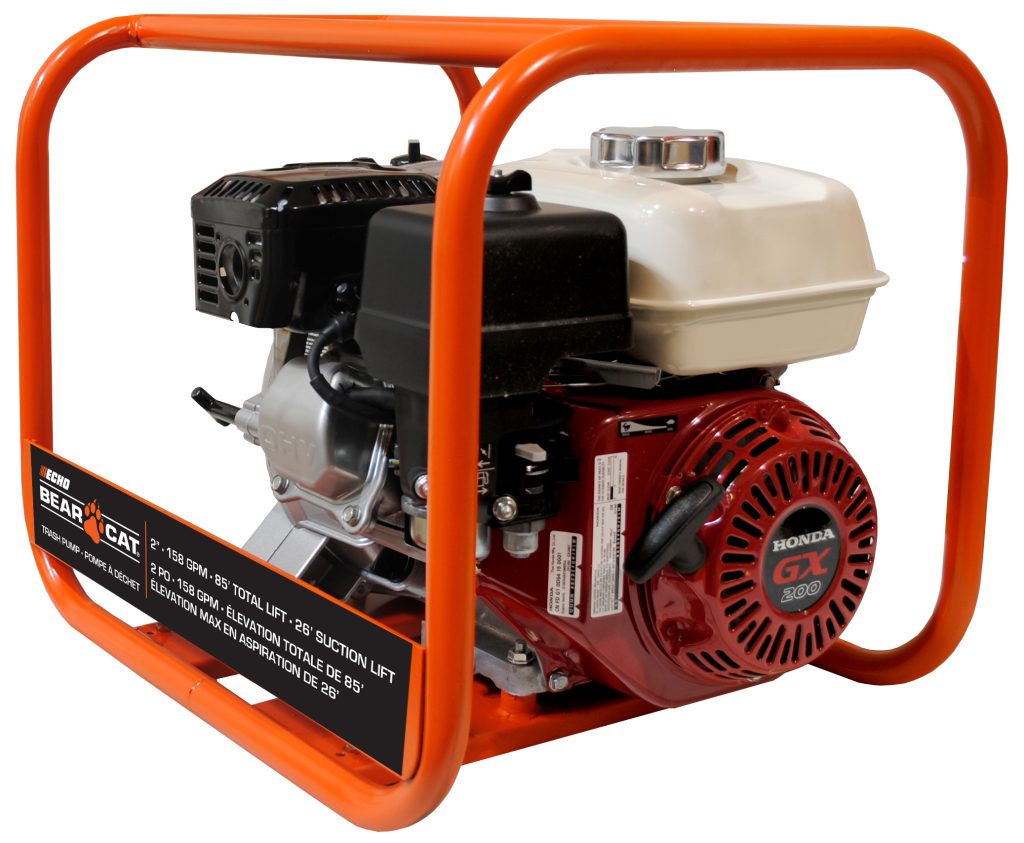 echo bear cat trash pump 196cc outdoor equipment timberland supply edmonton
